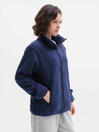 Куртка флисовая унисекс Ben Mac, темно-синяя фото 11