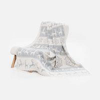 Плед «Скандинавия», серый