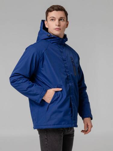 Куртка с подогревом Thermalli Pila, синяя фото 18