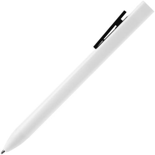 Ручка шариковая Swiper SQ, белая с черным фото 4