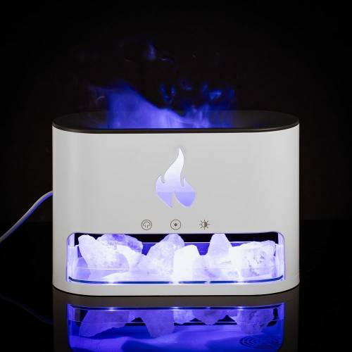 Увлажнитель-ароматизатор Fusion Blaze с имитацией пламени, белый фото 2