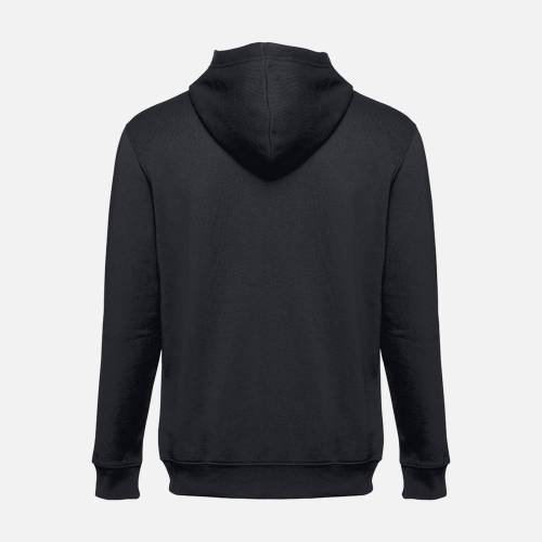 Толстовка мужская на молнии с капюшоном Amsterdam, черная фото 5 Толстовка мужская на молнии с капюшоном Amsterdam, черная фото 5