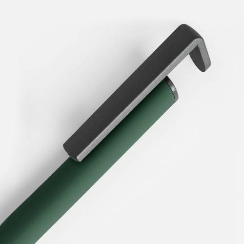 Ручка шариковая Standic с подставкой для телефона, зеленая фото 5