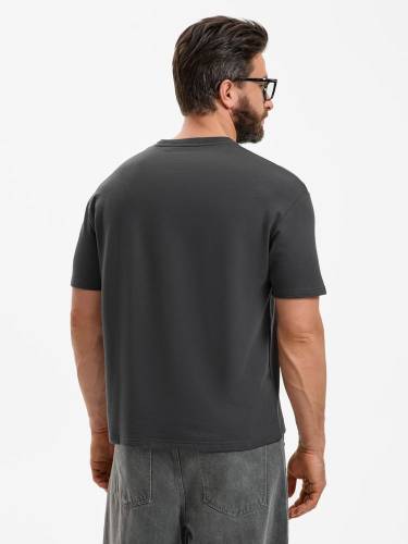 Футболка унисекс Durington, темно-серая (графит) фото 7