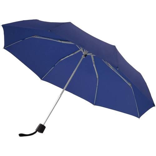 Зонт складной Fiber Alu Light, темно-синий фото 2