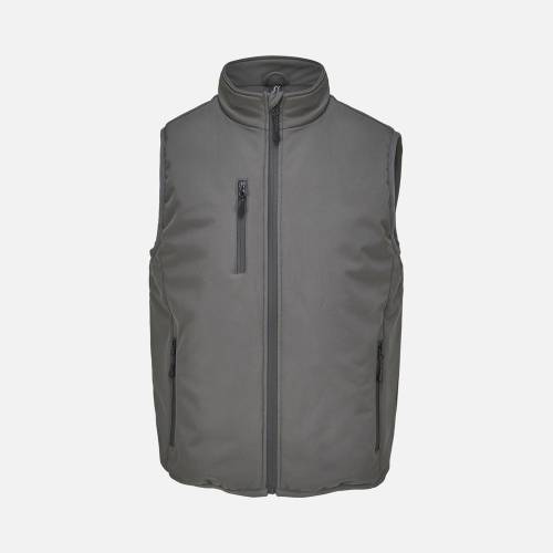 Жилет софтшелл унисекс Falcon BW, темно-серый