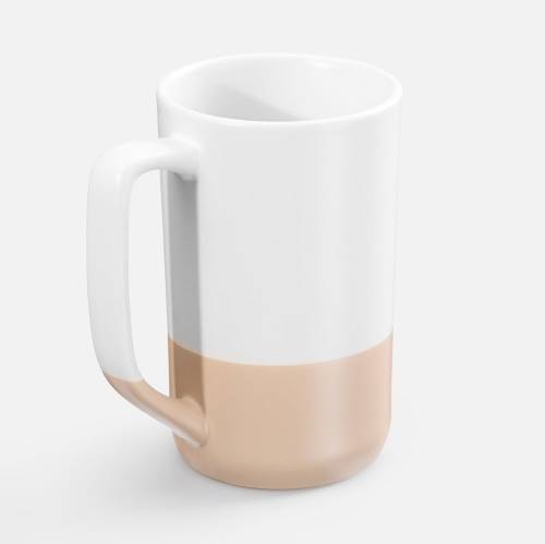 Кружка для сублимационной печати Neito, бежевая фото 3
