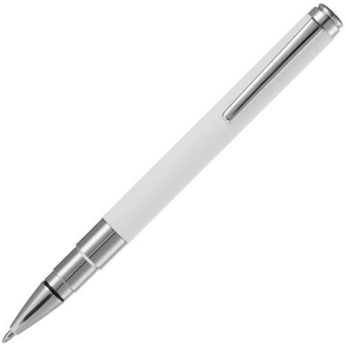 Ручка шариковая Kugel Chrome, белая фото 4