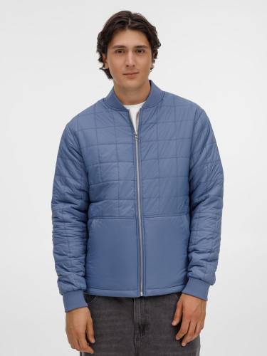 Куртка унисекс Warmbridge, синяя (джинс) фото 9