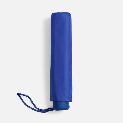 Зонт складной Basic, синий фото 5