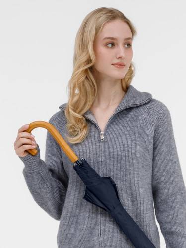 Зонт-трость Classic, темно-синий фото 9 Зонт-трость Classic, темно-синий фото 9