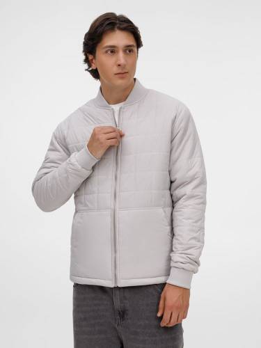 Куртка унисекс Warmbridge, светло-серая фото 9
