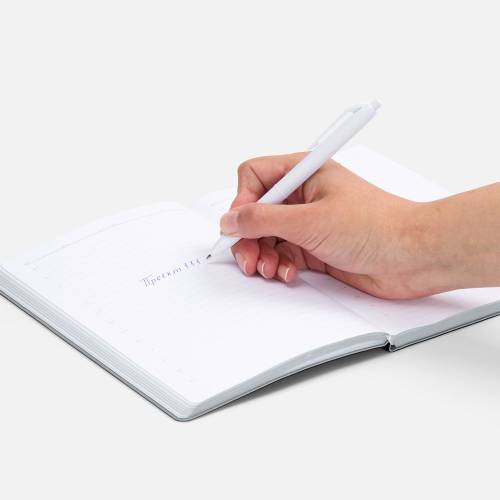 Ручка шариковая Bright Pop, белая фото 5