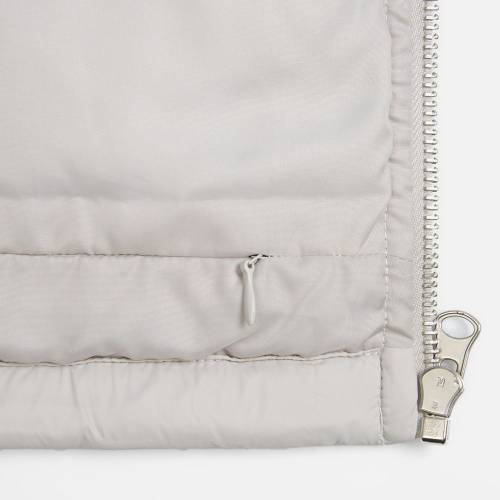 Куртка унисекс Warmbridge, светло-серая фото 7