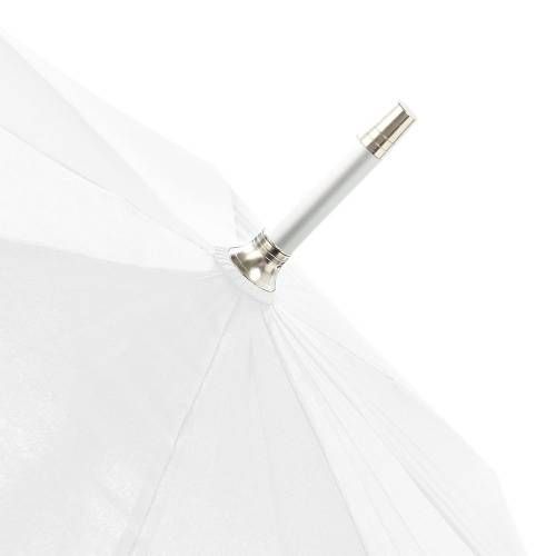 Зонт-трость Alu Golf AC, белый фото 3