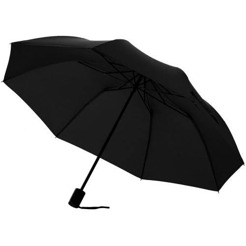 Зонт складной Rain Spell, черный фото 2