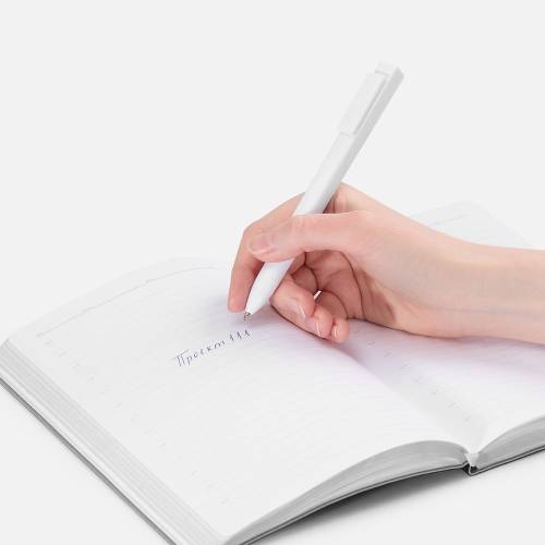 Ручка шариковая Swiper SQ, белая фото 5