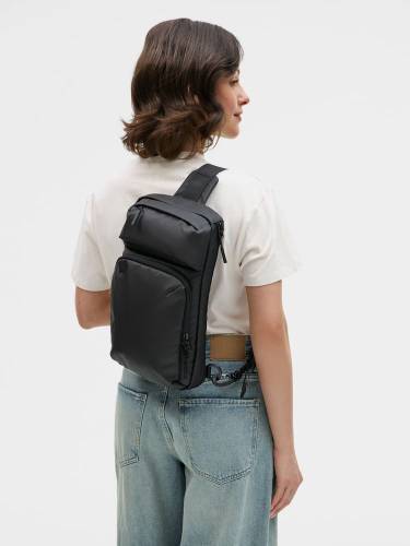 Рюкзак на одно плечо Jekko, черный фото 11