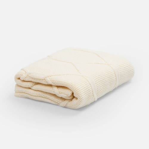 Плед Curve Verve, молочно-белый фото 2 Плед Curve Verve, молочно-белый фото 2