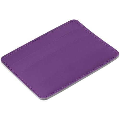 Чехол для карточек Shall Simple, фиолетовый фото 4