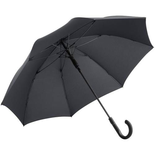 Зонт-трость с цветными спицами Color Style, серый фото 2