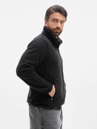 Куртка флисовая унисекс Ben Mac, черная фото 7