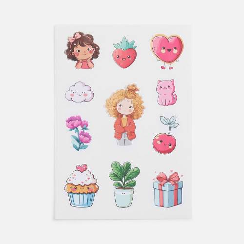 Стикерпак бумажный Thematik, для девочек фото 2