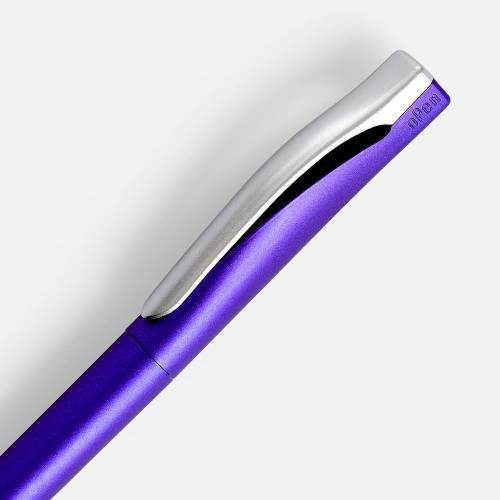 Ручка шариковая Pin Silver, фиолетовый металлик фото 4
