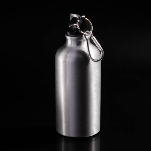 Бутылка для воды Funrun 400, серебристая фото 6 Бутылка для воды Funrun 400, серебристая фото 6