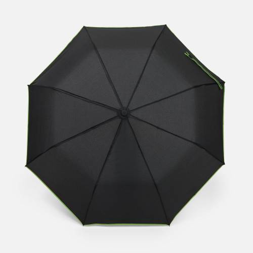 Зонт складной Edgeline, зеленое яблоко фото 3