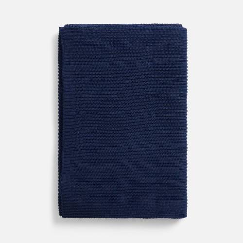 Шарф Nobilis Mono, темно-синий фото 4