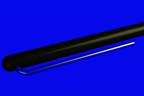 Шариковая ручка GrafeeX в чехле, черная с синим фото 3
