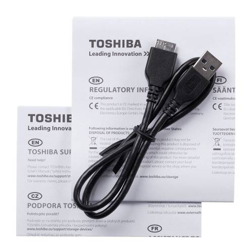 Внешний диск Toshiba Canvio, USB 3.0, 1Тб, черный фото 5