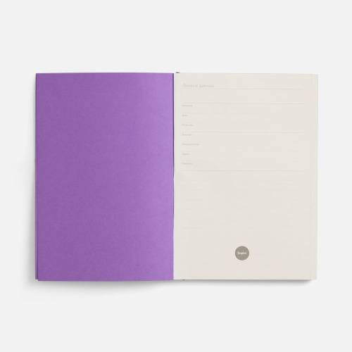 Ежедневник Flat, недатированный, фиолетовый, ver.2 фото 6 Ежедневник Flat, недатированный, фиолетовый, ver.2 фото 6