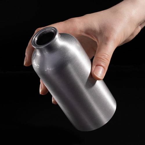 Бутылка для воды Funrun 400, серебристая фото 8 Бутылка для воды Funrun 400, серебристая фото 8