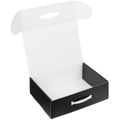 Коробка Matter Light, черная, с белой ручкой фото 3