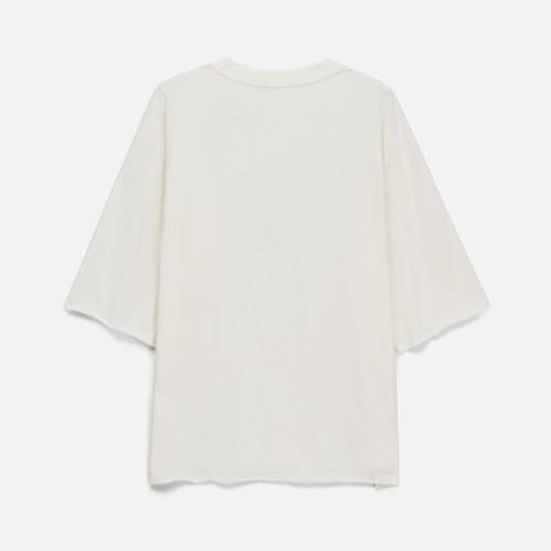 Футболка унисекс оверсайз T1, молочно-белая фото 15