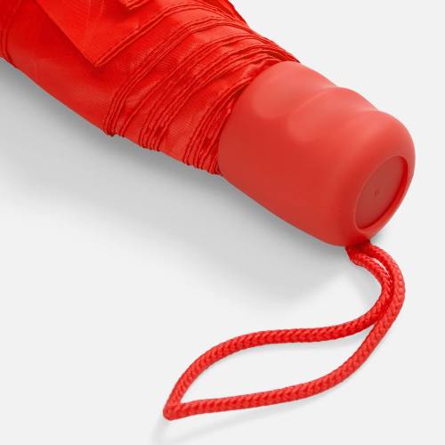 Зонт складной Basic, красный фото 6