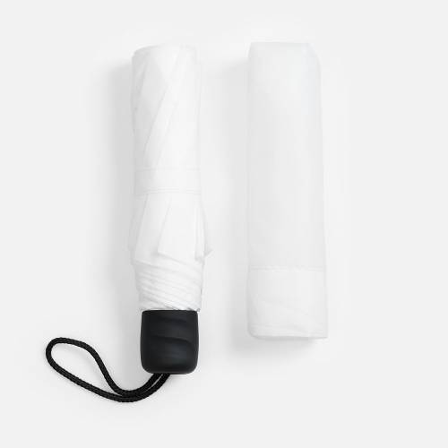 Зонт складной Basic, ver.2, белый фото 8