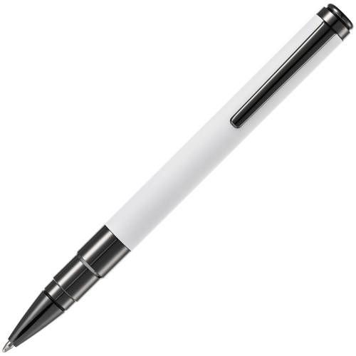 Ручка шариковая Kugel Gunmetal, белая фото 4