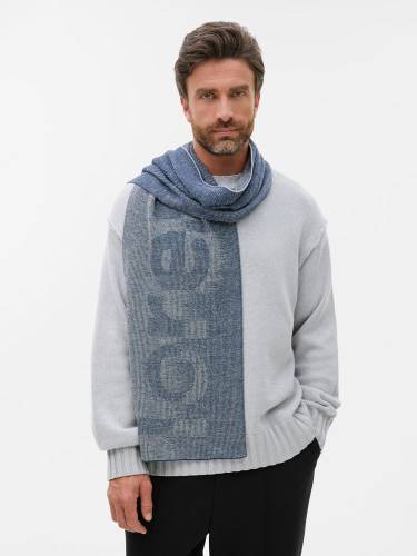 Шарф Denim XXL на заказ, полушерсть фото 4