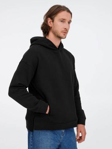 Худи оверсайз унисекс Tolla, черное фото 13