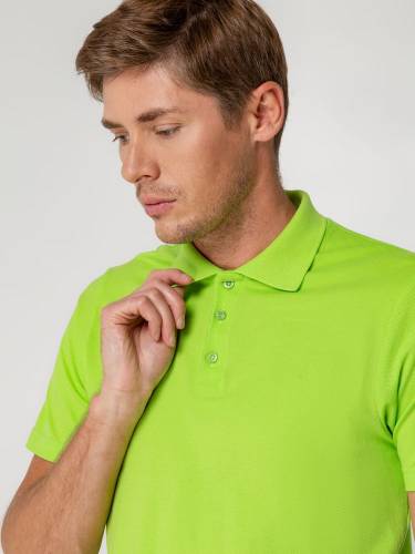 Рубашка поло мужская Virma Light, зеленое яблоко фото 9