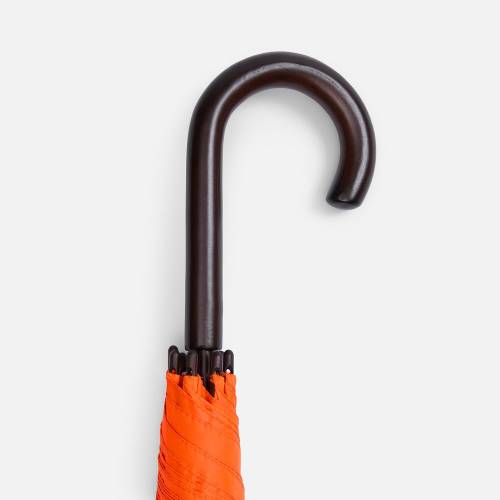 Зонт-трость Standard, оранжевый неон фото 5