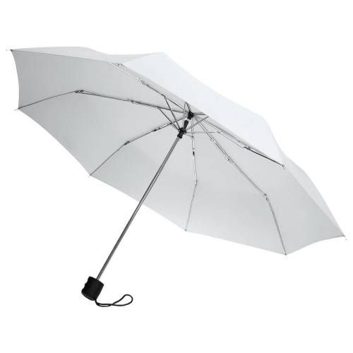 Зонт складной Basic, белый фото 2