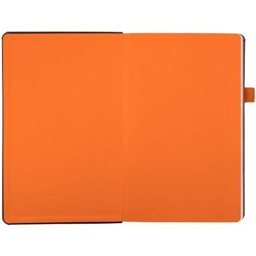 Ежедневник Ton, недатированный, черный с оранжевым фото 5