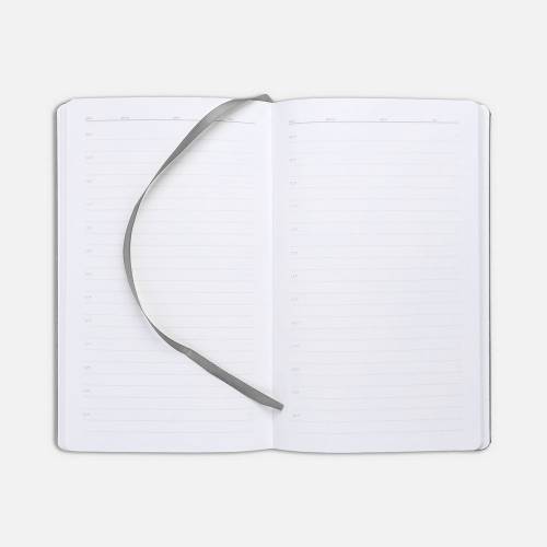 Ежедневник Nova Round, недатированный, серый фото 7