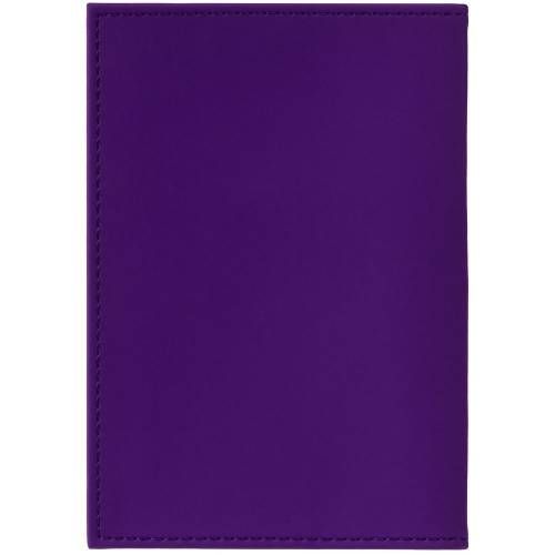 Обложка для паспорта Shall, фиолетовая фото 3