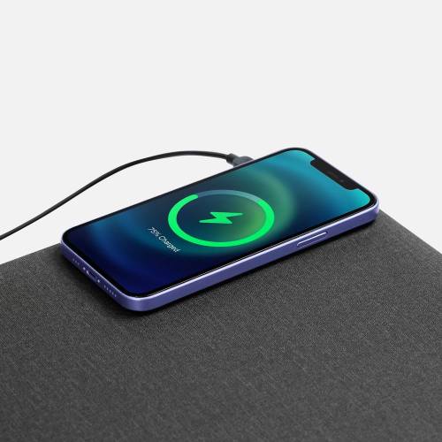 Складной стол для ноутбука с беспроводной зарядкой Kickstand Table, серый фото 8
