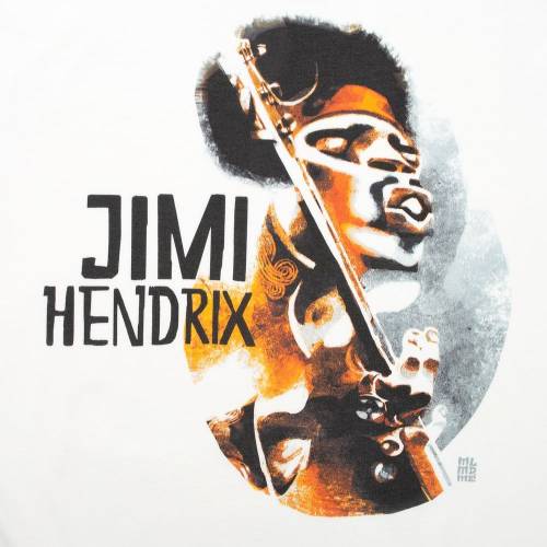 Футболка «Меламед. Jimi Hendrix», белая фото 4